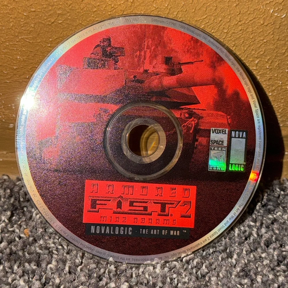 Armored Fist 2 M1A2 Abrams Novalogic The Art Of War PC Video Game Rated T For TN